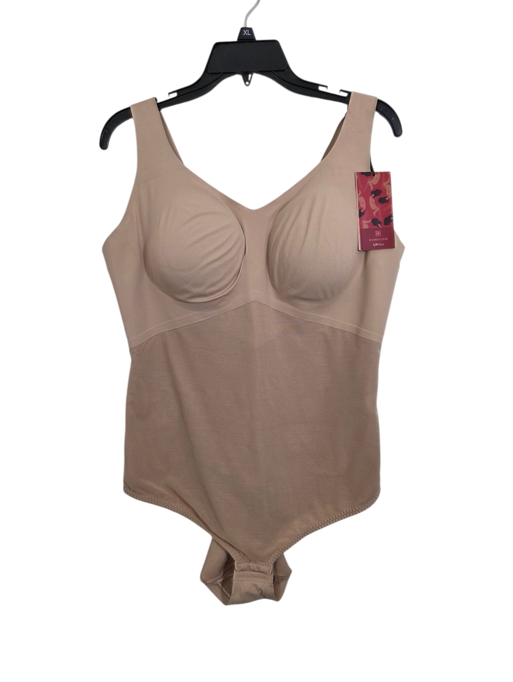 NWT Honeylove LiftWear Tank Bodysuit Shapewear Beige Size 3X Wire Free Slimming
